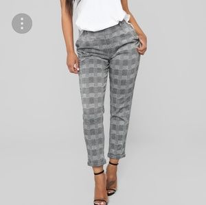 Fashion Nova Plaid Pants
